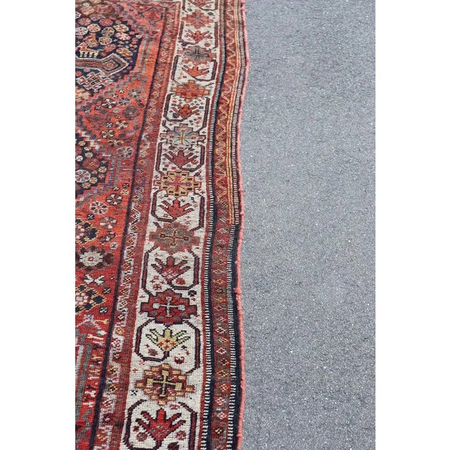 Vintage Middle Eastern Shiraz Rug, 1950s For Sale - Image 4 of 11