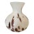 Vintage MCM Murano Style Azzurra Maestri Vetrai Made in Italy Round Spotted Vase For Sale