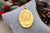 19.2k Gold Our Lady of the Immaculate Conception Pendant For Sale - Image 4 of 5