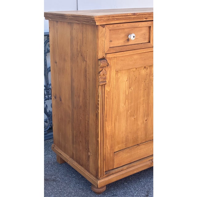 Pine Two Door Three Drawer Dresser Base, Hungary For Sale In Baltimore - Image 6 of 18