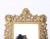 Victorian 1800s Antique Cast Iron Ornate Wall or Vanity Tabletop Mirror For Sale - Image 3 of 7