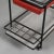 Mid-Century Modern Vintage Trolley in Black Lacquered Metal, 1950s For Sale - Image 3 of 12