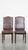 Set of 6 dark and stately timeless sheep leather dining room chairs with a correct finish with decorative nails. This set...