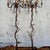 Vintage Boho Patinated Crystal Teardrop Floor Chandelier Lamps - a Pair For Sale - Image 11 of 12