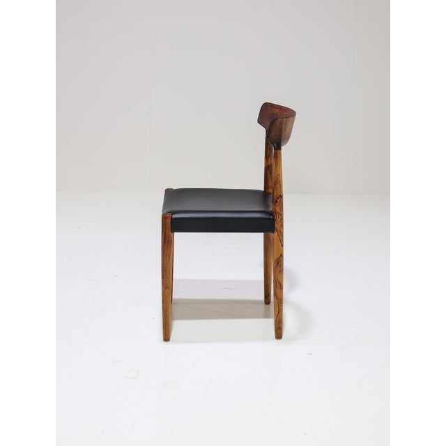 Mid-Century Modern Danish 343 Dining Chairs in Rosewood by Knud Faerch for Slagelse Møbelværk, 1960s, Set of 6 For Sale - Image 3 of 18
