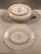 1950s White Federalist Ironstone Gravy Boat and Saucer For Sale - Image 9 of 12