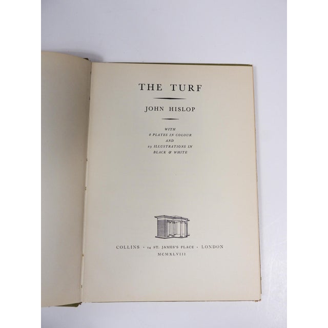 English 1948 the Turf by John Hislop Horseracing Book For Sale - Image 3 of 13