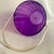 Bauhaus DDR Purple Acrylic Ice Bucket with Tongs, 1970s, Set of 2 For Sale - Image 3 of 9