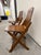 Pair 1940s American Seating Company Wood Folding Chairs Excellent Condition For Sale - Image 4 of 11