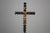 Antique French Wood and Brass Crucifix, 1800s For Sale - Image 6 of 14