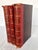 Early 20th Century Antique French Red Leather Bound Books - Set of 3 For Sale - Image 5 of 12