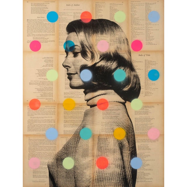 Grace Kelly Portrait Painting by Dane Shue For Sale