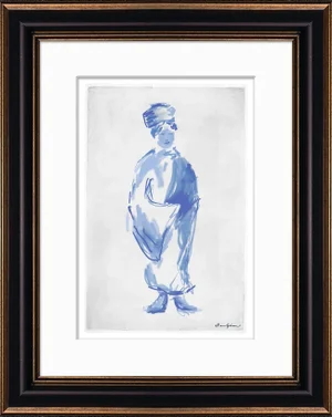 Mandarian Lady By Dana Gibson, Framed Art Print