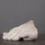 Sculpture in resin and plaster, representing a fragment of the sculpture of apollo's foot, medium size. A scale model of...