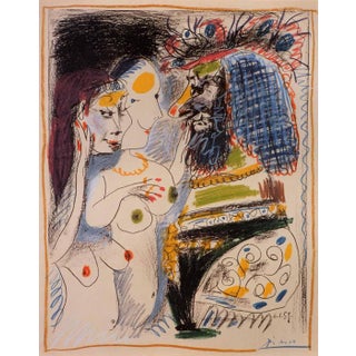 Picasso the Old King Giclee Numbered Edition For Sale