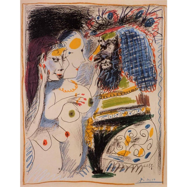 Picasso the Old King Giclee Numbered Edition For Sale