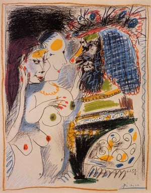 Picasso the Old King Giclee Numbered Edition