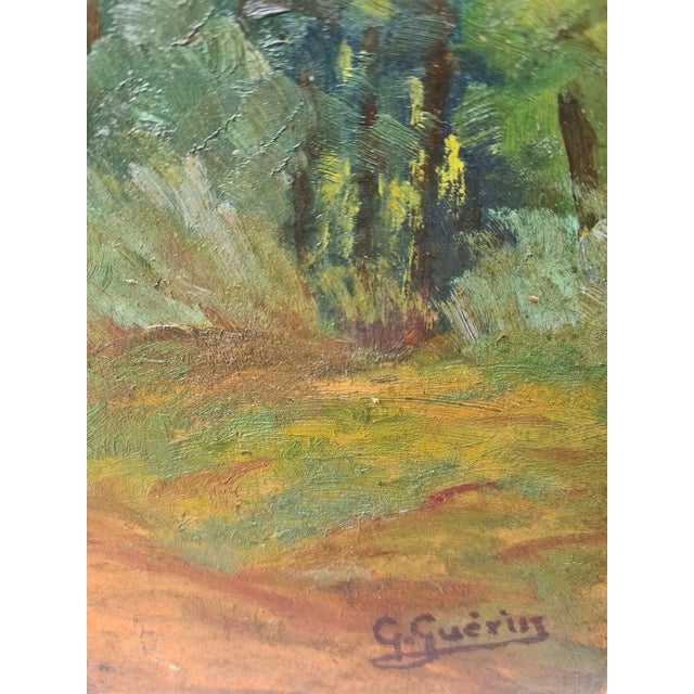 Early 20th Century Impressionist Barbizon School Landscape, Children at Play, Mont-De-l'Enclus Painting by Georges Guerin For Sale - Image 6 of 11