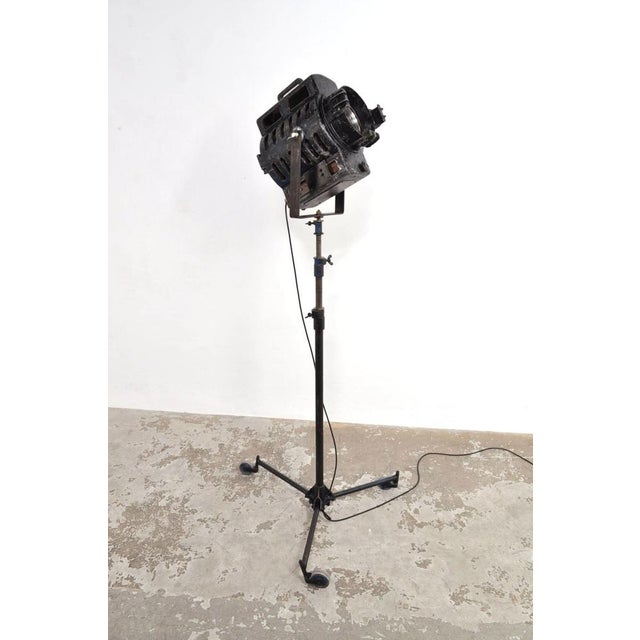 Industrial Theater Spotlight Floor Lamp, 1940s For Sale - Image 3 of 17