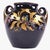 Antique Cobalt Blue Porcelain Twin-Handled Parrot Vase from Fraureuth, 1920s For Sale - Image 4 of 15
