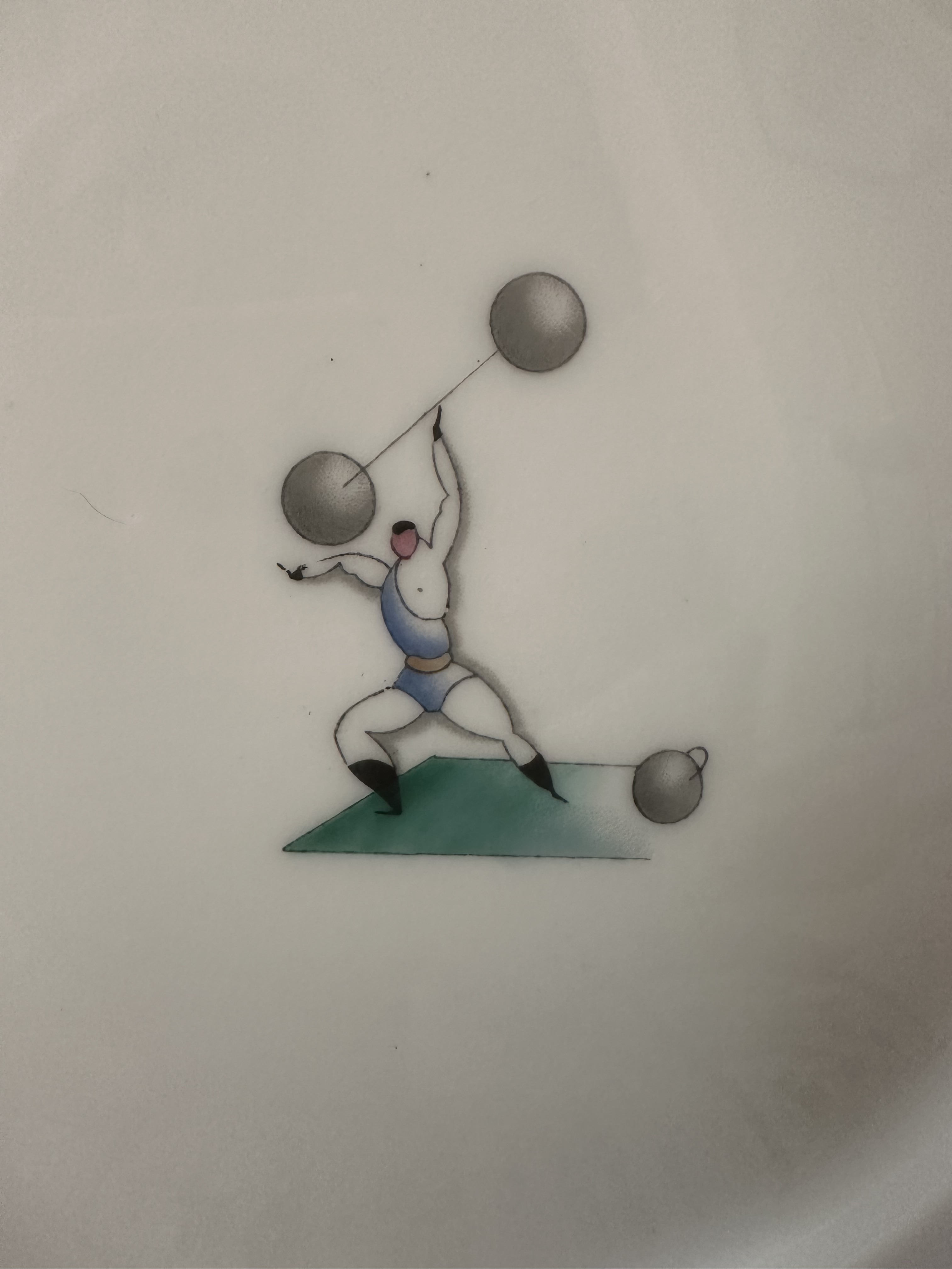 Tasse à Café Et Sa Sous-tasse Richard Ginori Pittoria Di Doccia, Porcelaine Bleue