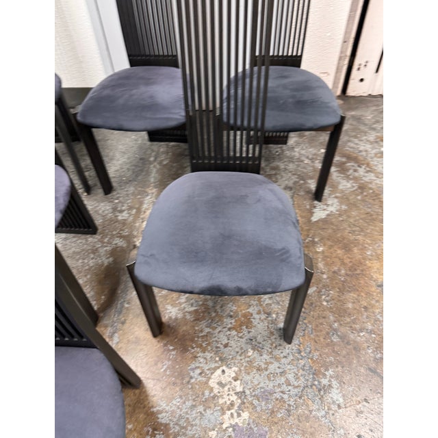 Pietro Costantini for Ello Furniture Italian Dining Chairs, Vintage Set of Six For Sale - Image 9 of 12