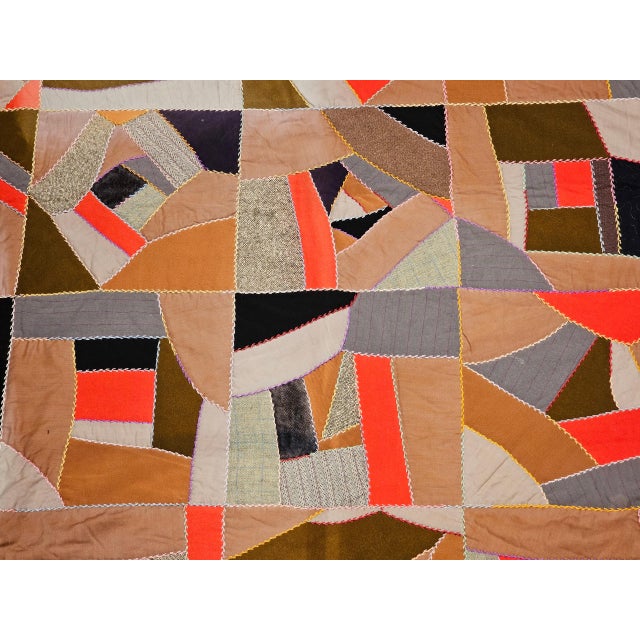 Textile Early 20th Century African American Quilt For Sale - Image 7 of 12