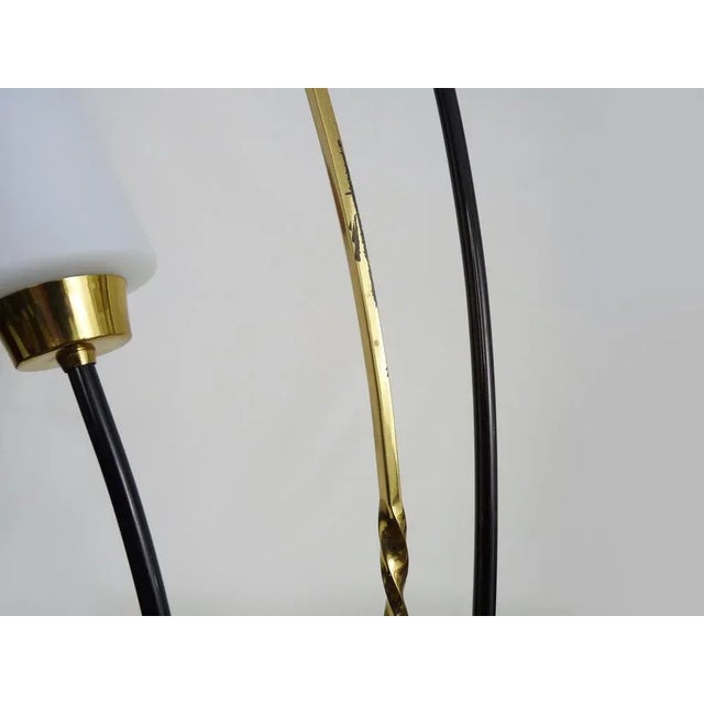 Metal Vintage Floor Lamp from Maison Arlus, 1950s For Sale - Image 7 of 11