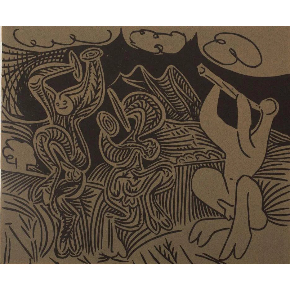 Pablo Picasso, Dancers and Musicians, Linocut, 1962 | Chairish