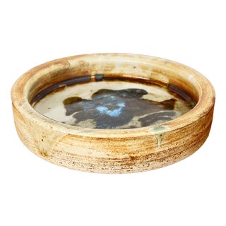 Mid-Century Modern Danish Studio Pottery Bowl by Conny Walther, 1960s For Sale