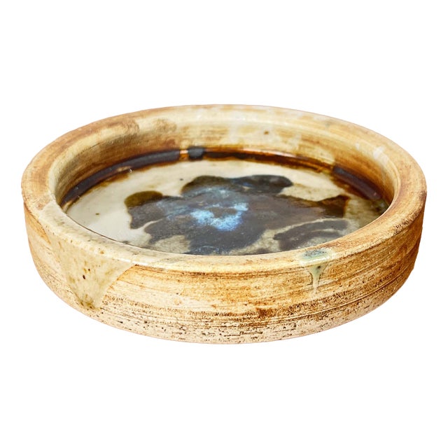 Mid-Century Modern Danish Studio Pottery Bowl by Conny Walther, 1960s For Sale