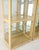 3 Blond Wood Glass Door Curio Cases Display Vitrine Cabinet Glass Shelves MINT! For Sale - Image 12 of 14