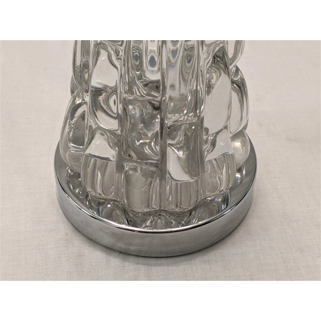 Orrefors Crystal Table Lamp - By Carl Fagerlund For Sale - Image 10 of 12