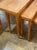 Set of Vintage Danish Oak Nesting Tables For Sale - Image 4 of 8