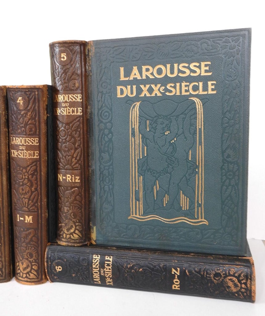 1933 Larousse Du XXe Siècle Reference Books - Set of 6 | Chairish