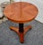 Ethan Allen Black Cherry Round Pedestal Accent Table Biedermeier Empire Style For Sale - Image 11 of 16