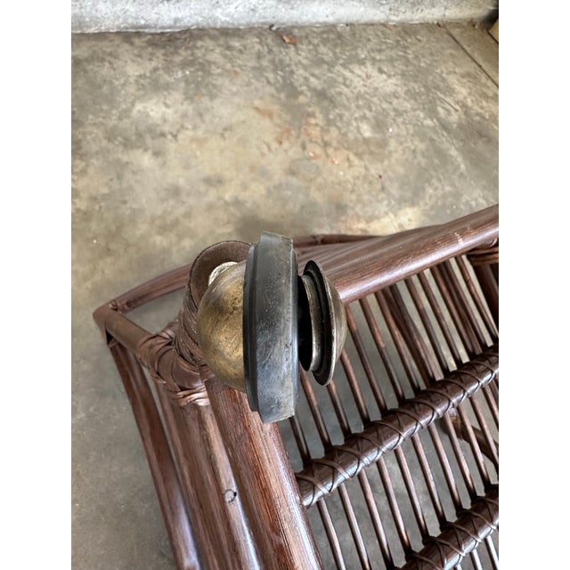 2000s McGuire Target Back Chair For Sale - Image 10 of 12