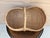 Early 20th Century Large Early 20th Century American Oak Splint Buttocks Gathering Basket For Sale - Image 5 of 9