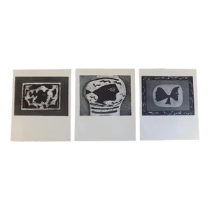 Vintage Mid 20th C. Modern Abstract Georges Braque Lithographs - Set of 3