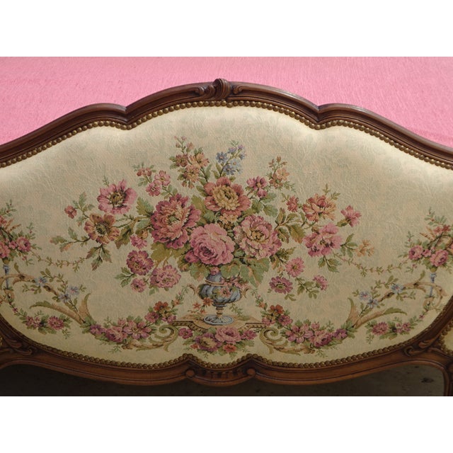 Louis XV Slant Bed with Slatted Base, 1950s For Sale - Image 17 of 18