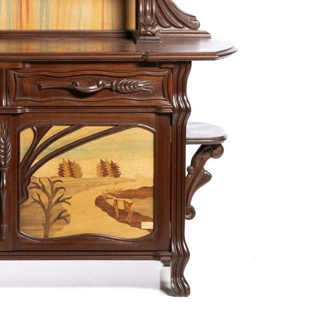Early 20th Century Art Nouveau French Sideboard For Sale - Image 5 of 6
