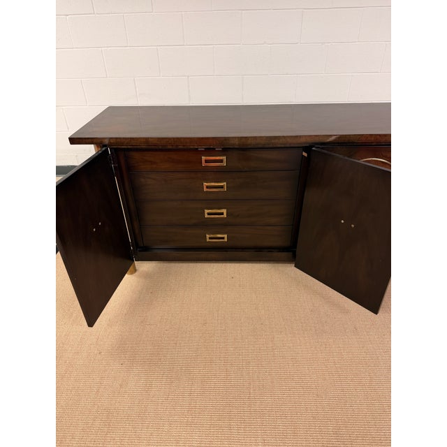 Floating Console Cabinet From Mastercraft, Cir 1970's For Sale - Image 11 of 11