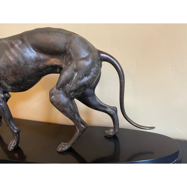 Art Deco Greyhound Statue, 1920s For Sale - Image 12 of 17