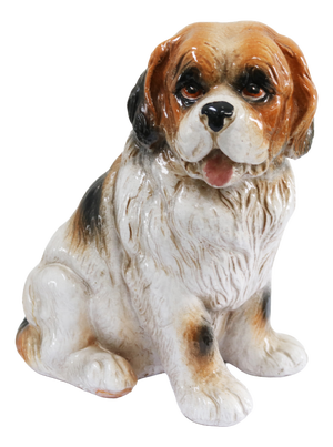 Vintage Ceramic Dog, Italy, 1970