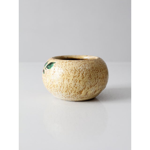 Mexican Vintage Mexican Tonala Folk Art Pottery Planter For Sale - Image 3 of 11