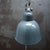 1950s Grey Blue Enamel 2 Arm Architect Desk Work Light from Siemens For Sale - Image 5 of 8