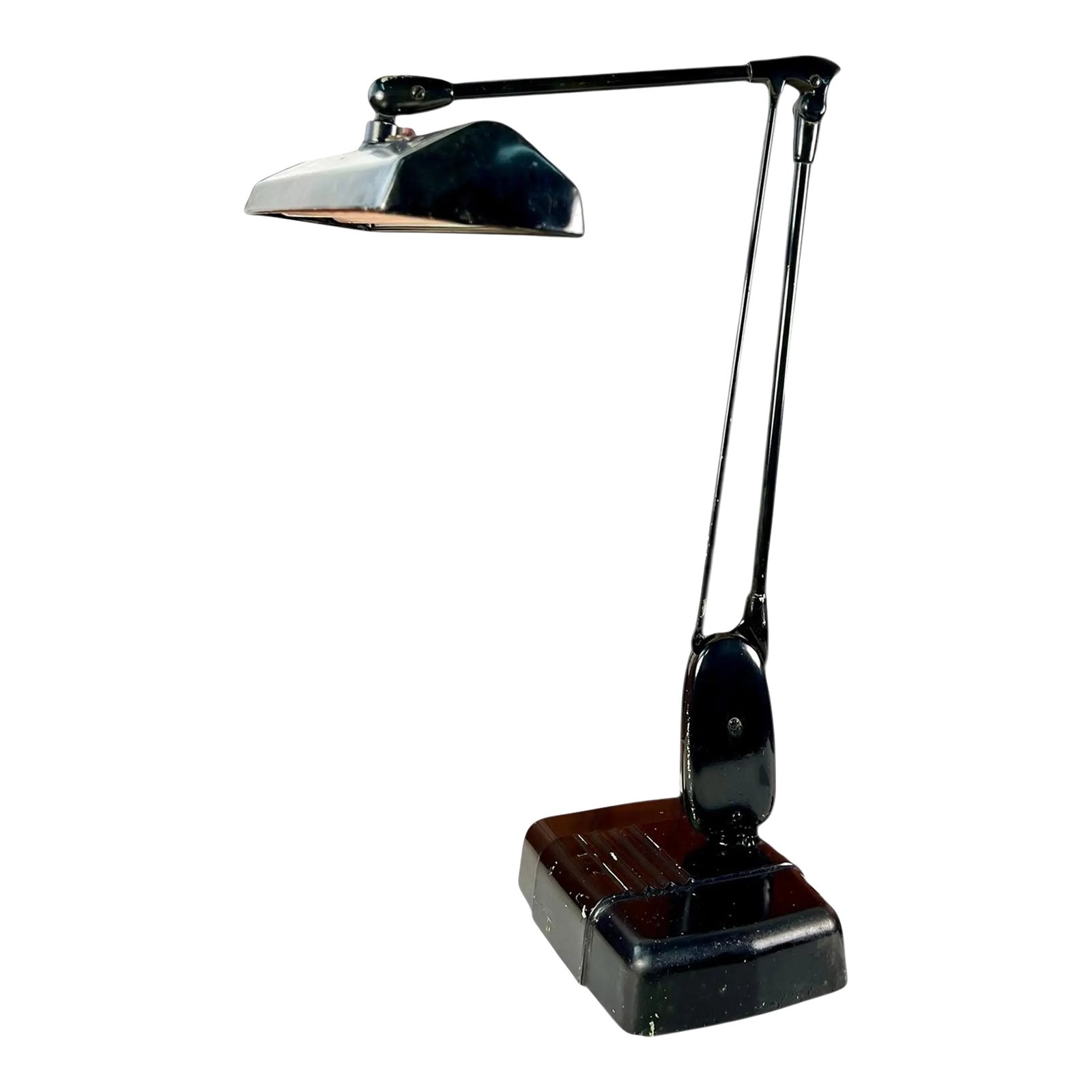 Dazor Vintage Floating Industrial Drafting Desk Lamp | Chairish