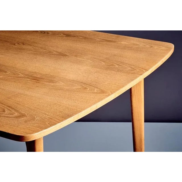 1960s Dining Table with Ash Veneer Top, 1960s For Sale - Image 5 of 8