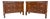 Empire Chests of Drawers in Walnut and High-Class Briar, 1810, Set of 2 For Sale