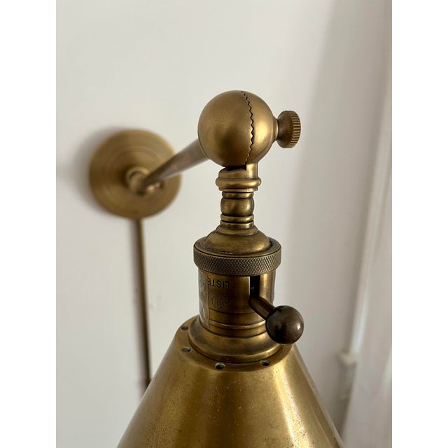 Visual Comfort Boston Functional Single Arm Library Light in excellent, used condition. It is able to be plugged in or...